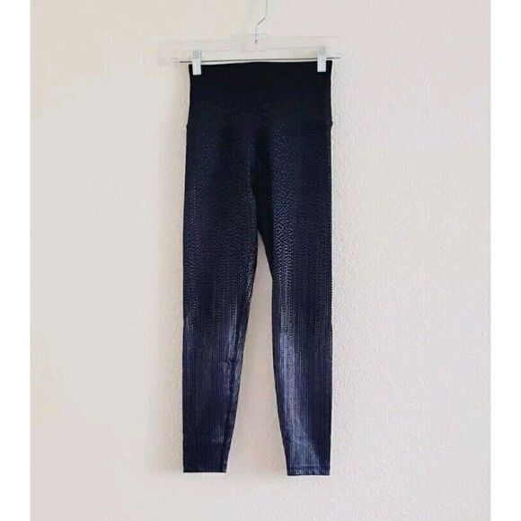 Beyond Yoga Drip Dot High Waisted Midi Legging Black Ombré Sparkle Size Small - Picture 1 of 8